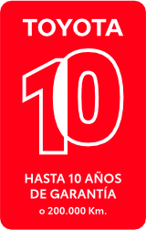 Toyota 10 años de garantía